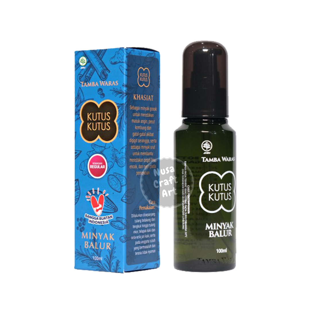 Alternative view of Kutus Kutus Bali Massage Natural Herbal Oil Healing Balur Aromatherapy 100 ml