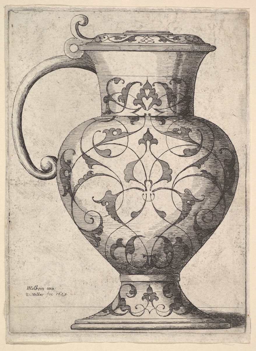 Jug decorated with arabesques 1645