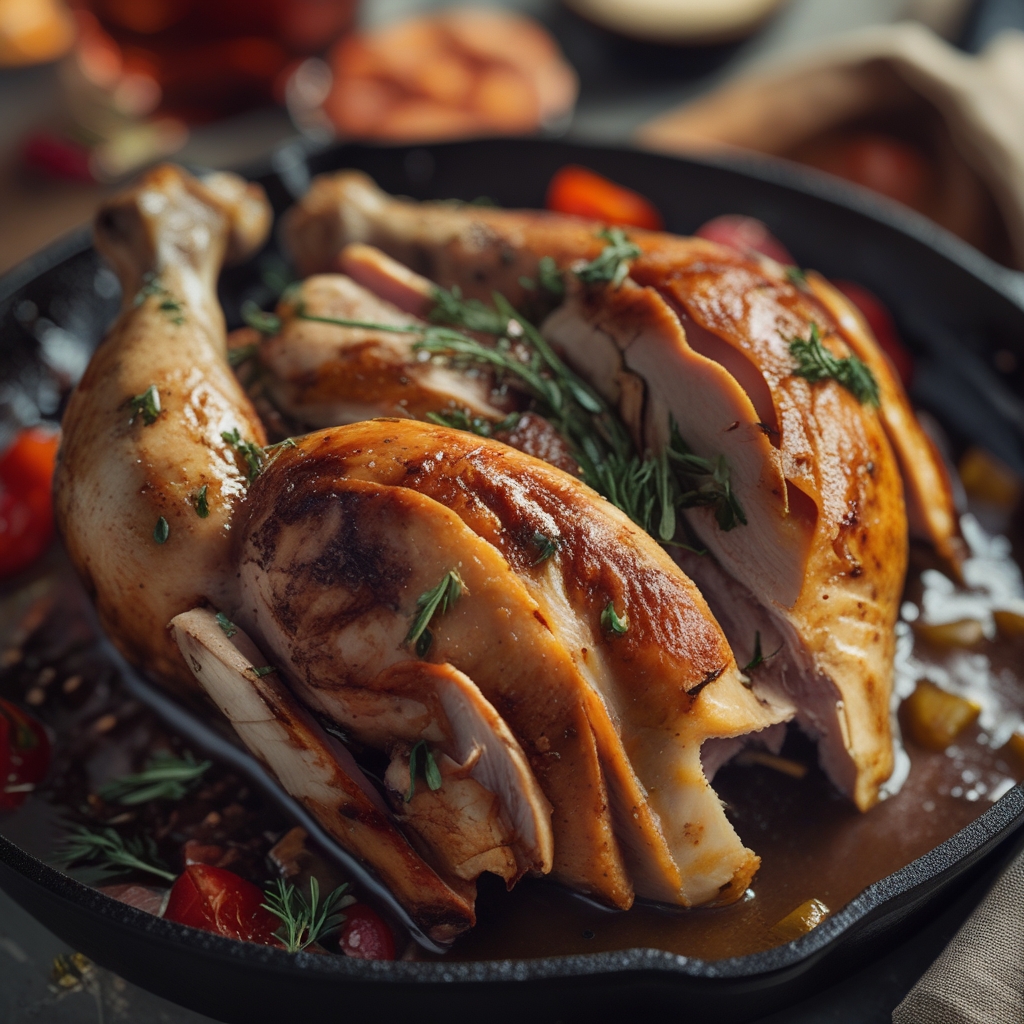 Final Crispy Lemon Turkey Power Skillet