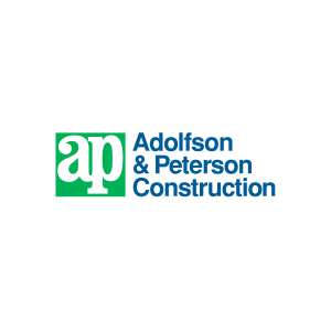 ADOLFSON & PETERSON CONSTRUCTION Logo