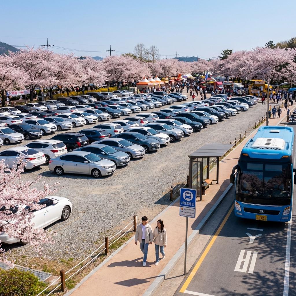 주차 전쟁? NO! 현지인만 아는 진해 군항제 주차 명당 & 셔틀 정보