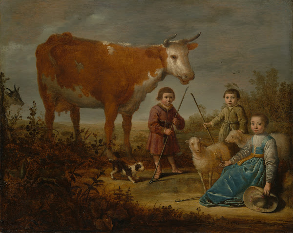 Children and a Cow 163539