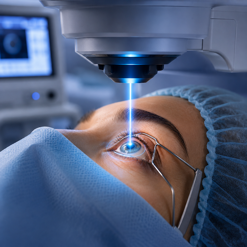 LASIK laser vision correction procedure