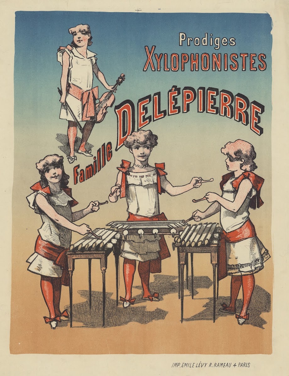 Prodiges xylophonistes Famille Delépierre 1885