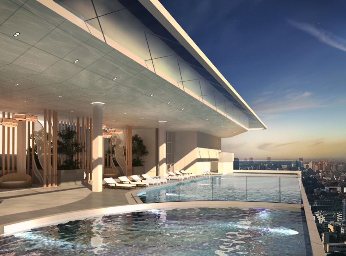 Golden Crown Residence — rooftop infinity pool