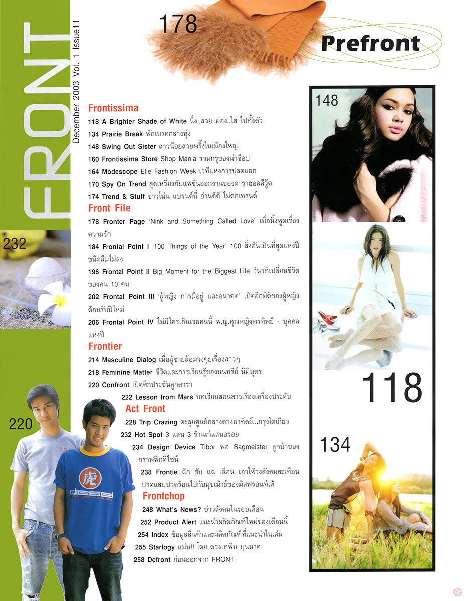  Front11 : สารบัญ 