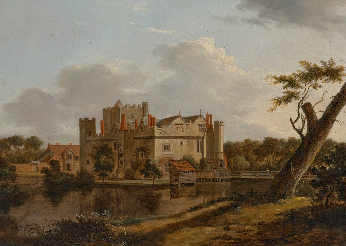 A View Of The North And East FaçAdes Of Hever Castle Kent
