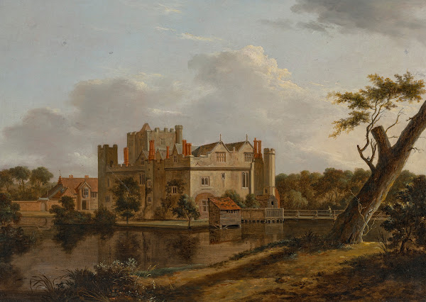 A View Of The North And East FaçAdes Of Hever Castle Kent