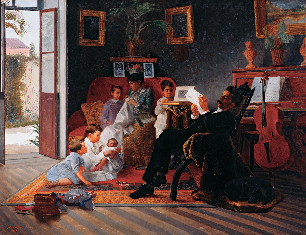 Scene Of Adolfo PintoS Family