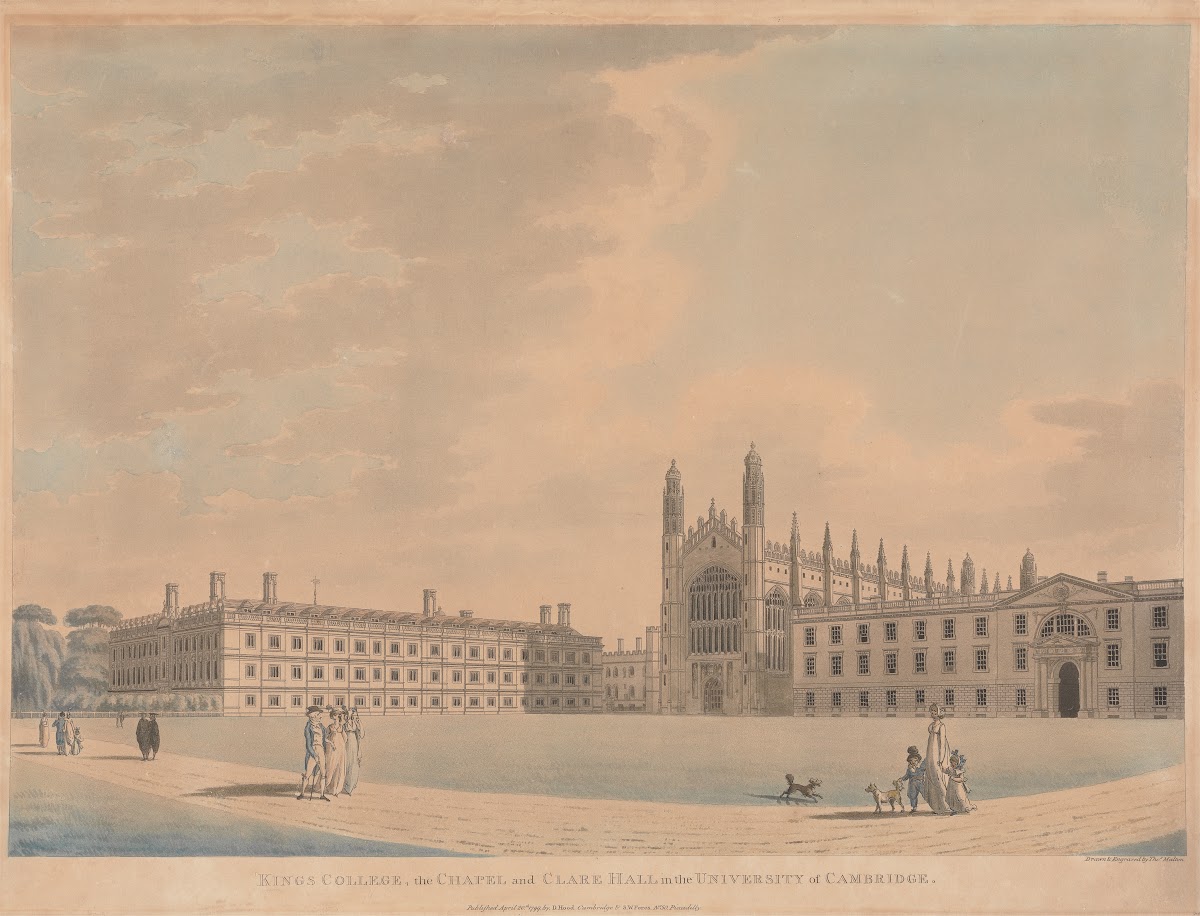 Kings College the Chapel and Clare Hall in the University of Cambridge