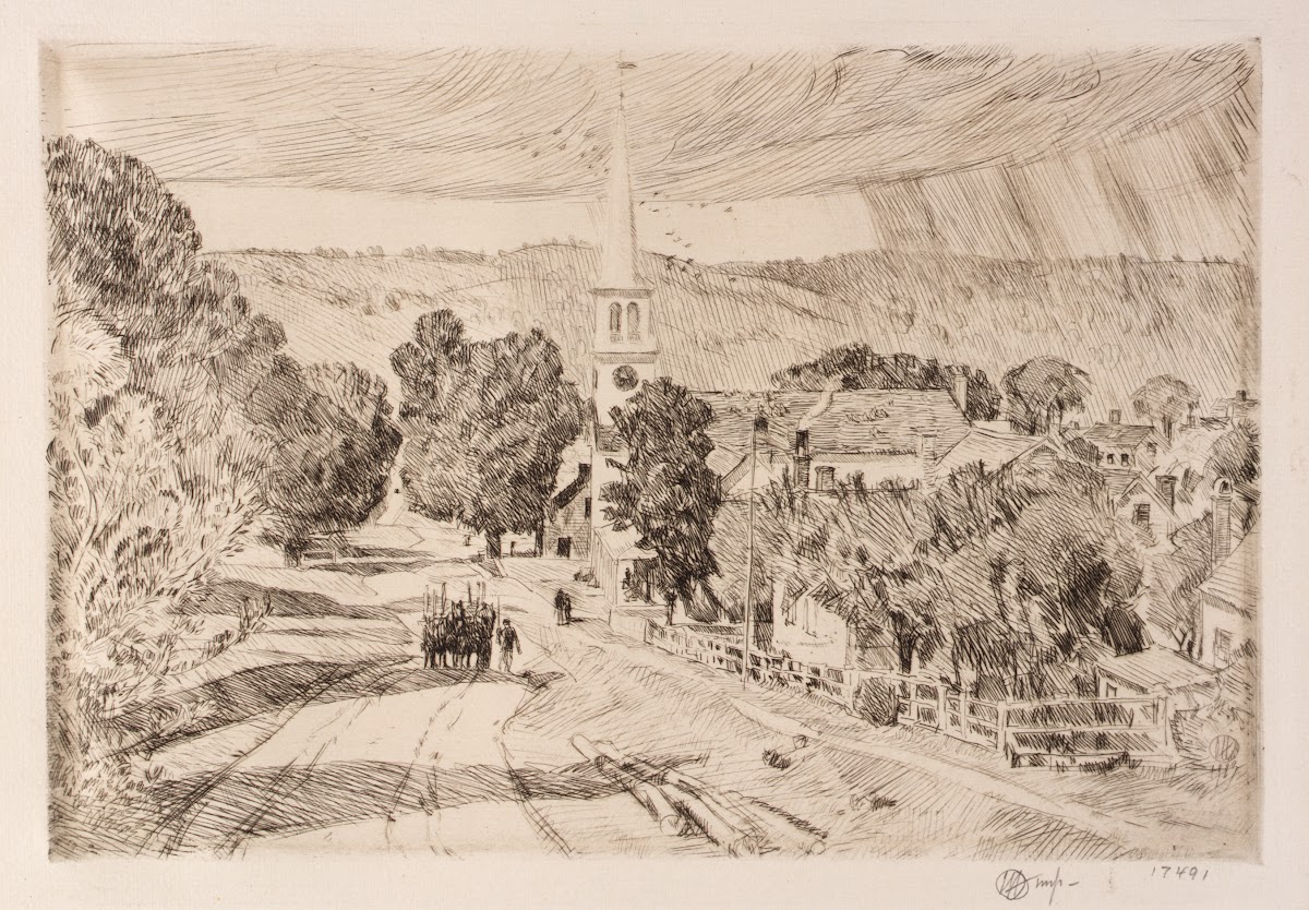 The Vermont Village Peacham 1923