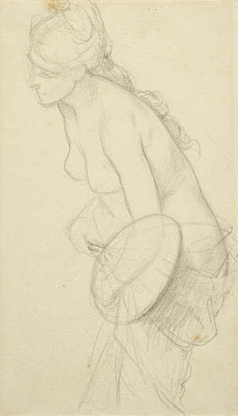 Nude Figure Holding a Fan