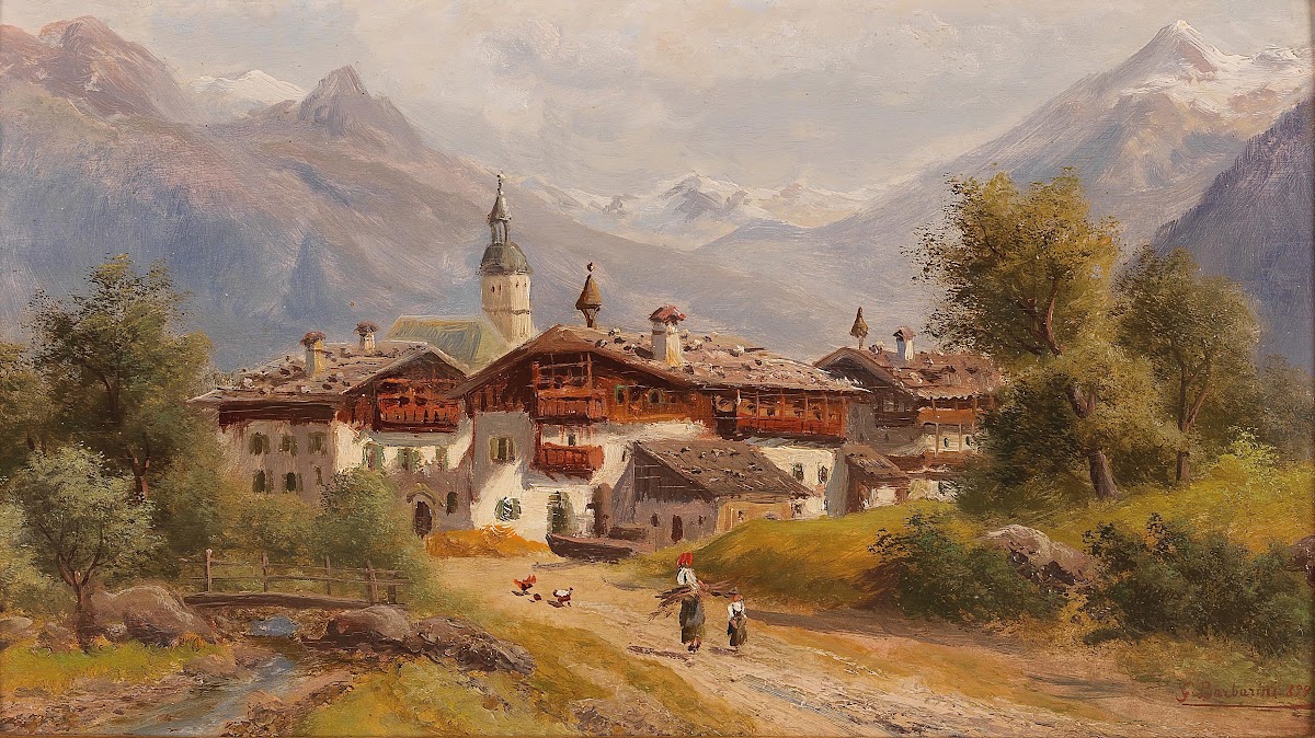 Village In Pinzgau Salzburg