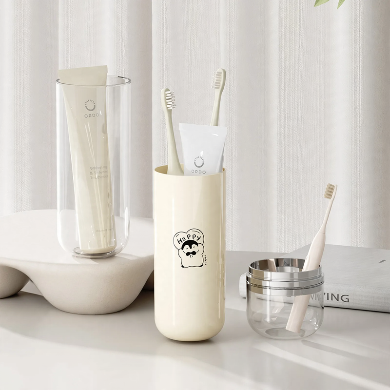 Travel Toothbrush Cup Set, 2–4 Cups