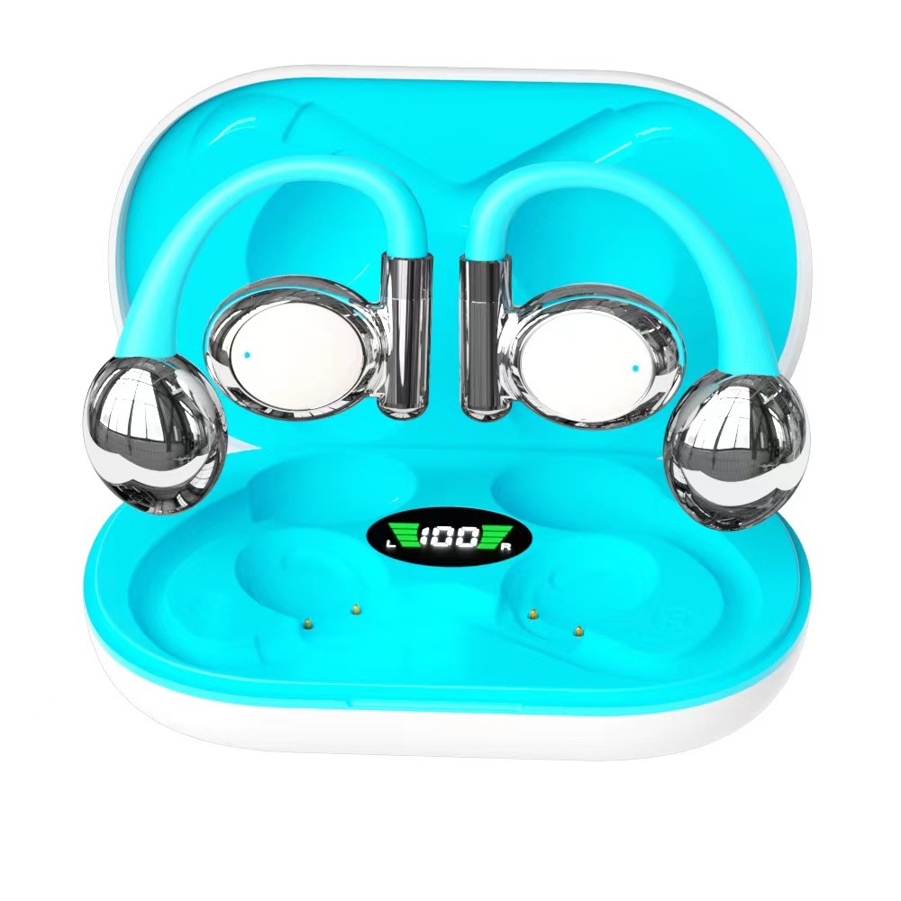 Open Bluetooth earbuds with ear hook, noise cancellation