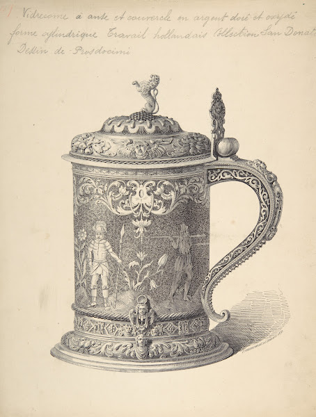 Preparatory Drawing for an Illustration of a Seventeenth Century Dutch Tankard f