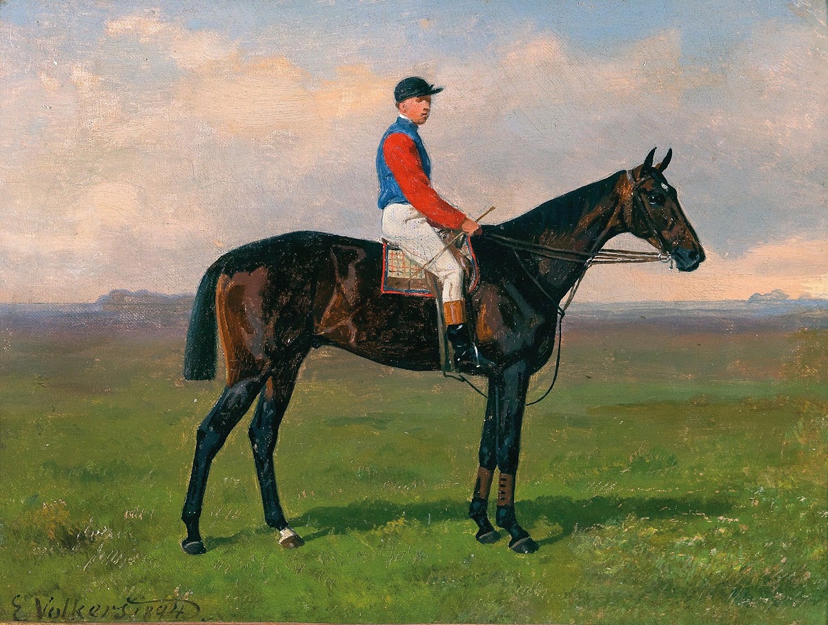 A Jockey on Horseback 1894