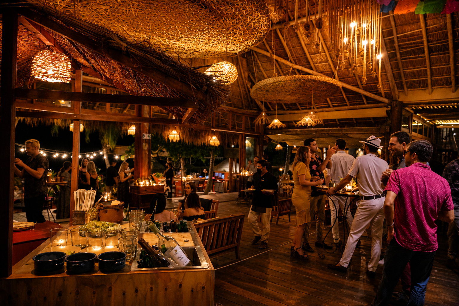 Wedding reception at La Zebra Restaurant