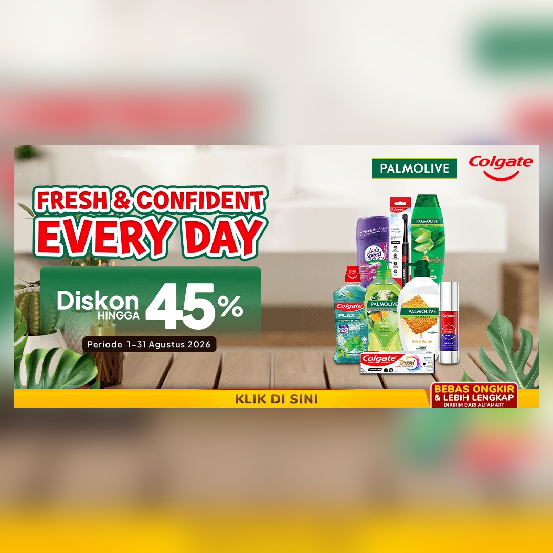 Colgate Palmolive Fresh & Confident 1-31 Agustus 2026