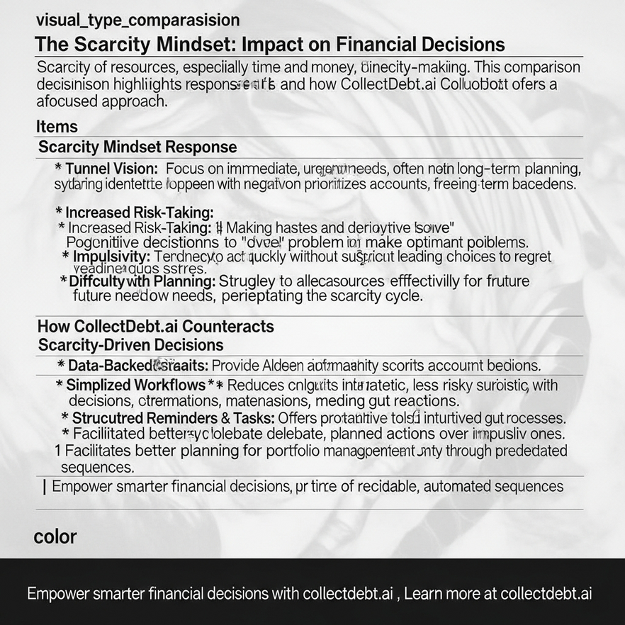 how does scarcity affect decision-making