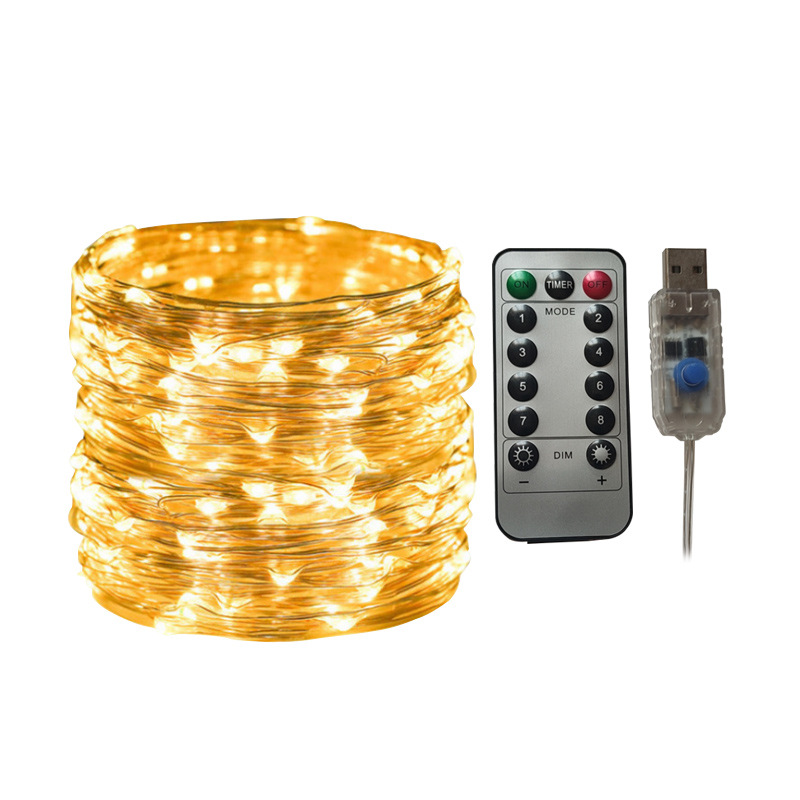 USB Copper Wire String Light for Indoors