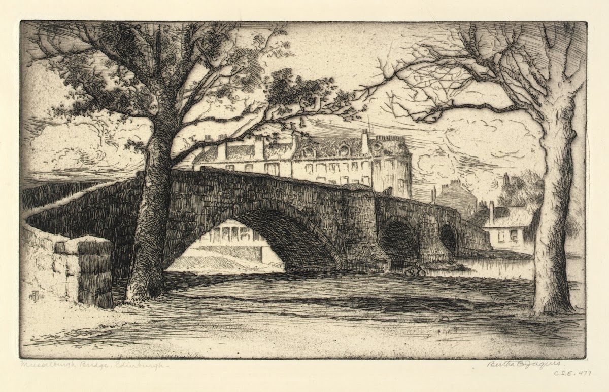 Musselburgh Bridge Edinburgh ca 1913
