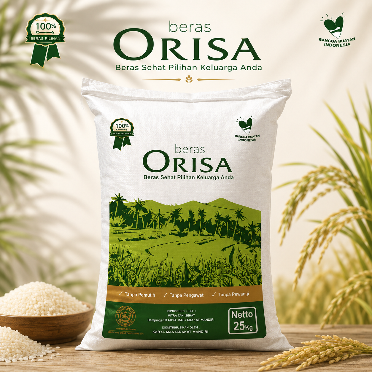 Beras ORISA 25kg