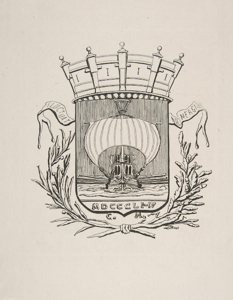 Coat of Arms Symbolic of the City of Paris with the motto It Rocks But Does Not