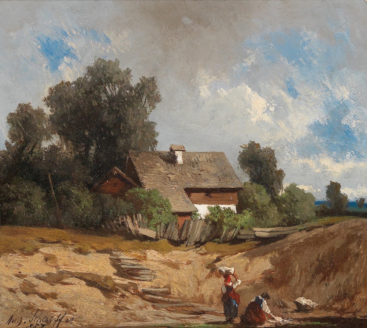 Washerwomen by the River