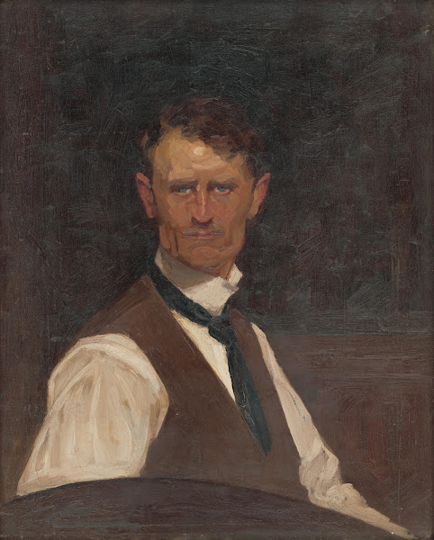 Self Portrait in a White Shirt 19101915
