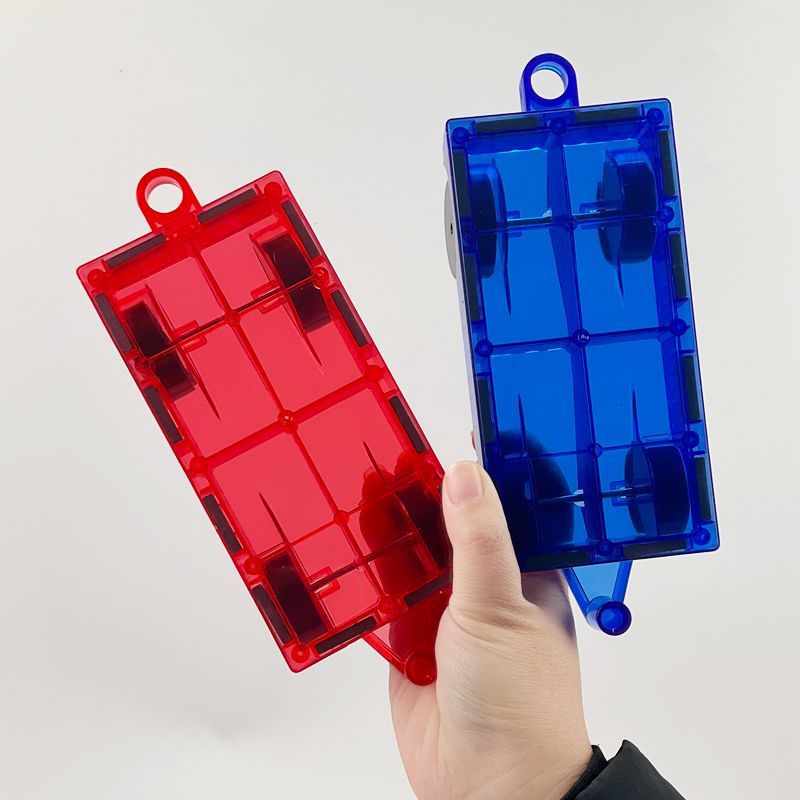 Magnetische Bauplättchen in verschiedenen Formen