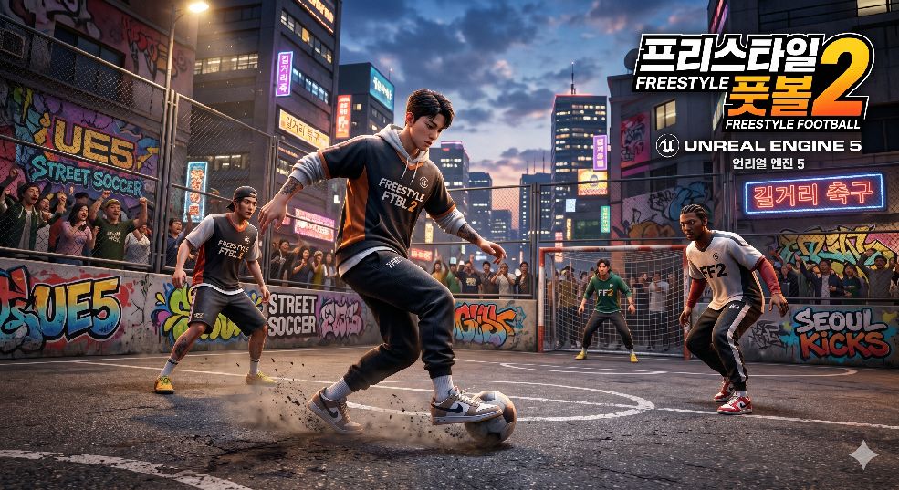 길거리 축구 게임 이미지