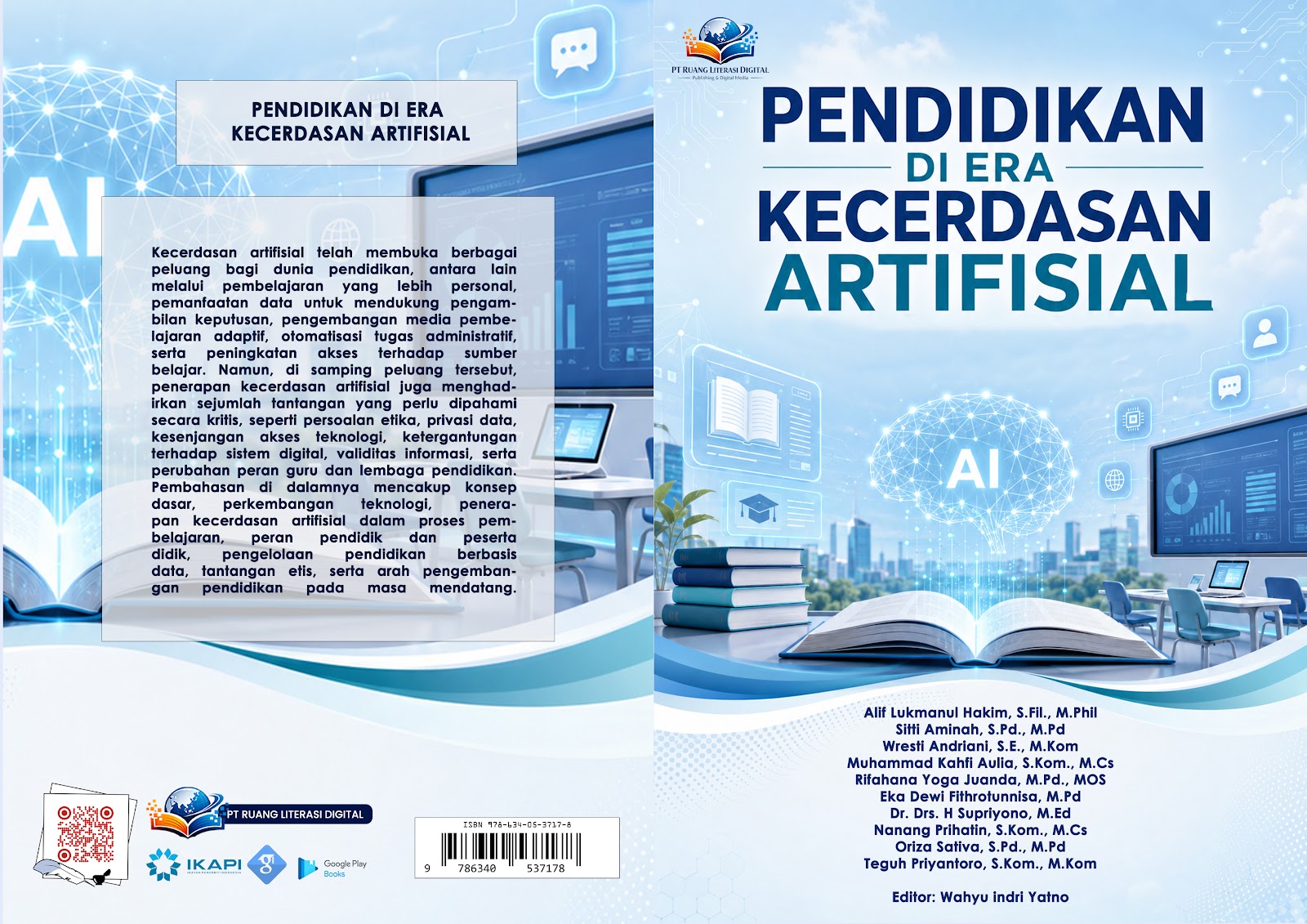 Cover depan Pendidikan Di Era Kecerdasan Artifisial