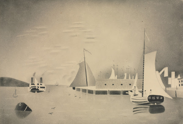 Harbor Scene 1850s
