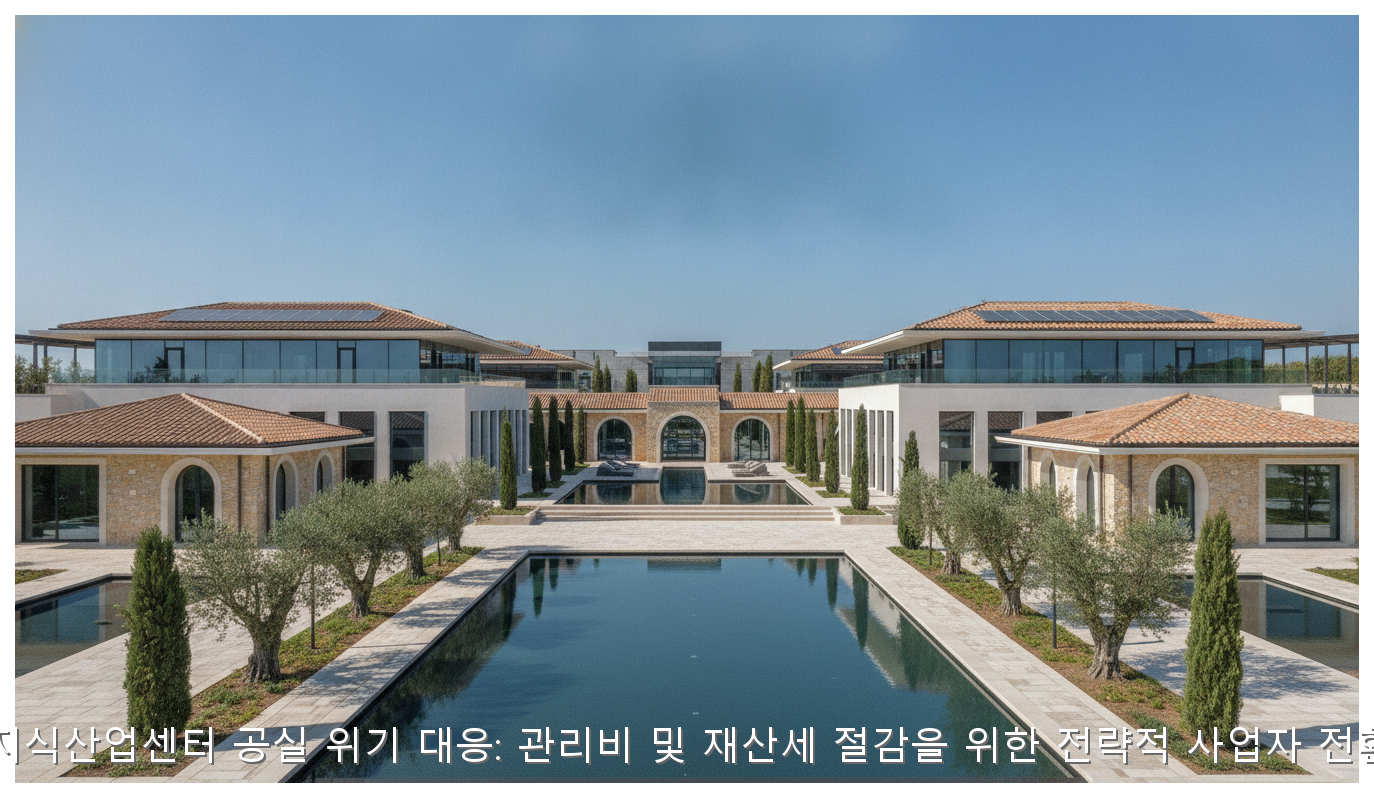 2026년 지식산업센터 공실 위기 대응: 관리비 및 재산세 절감을 위한 전략적 사업자 전환 가이드 핵심 안내 및 분석 인포그래픽 (3)