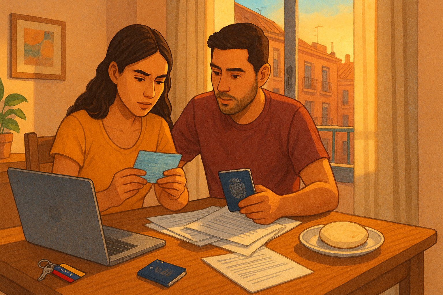 venezolanos en España preparando documentos de homologación y equivalencia de títulos