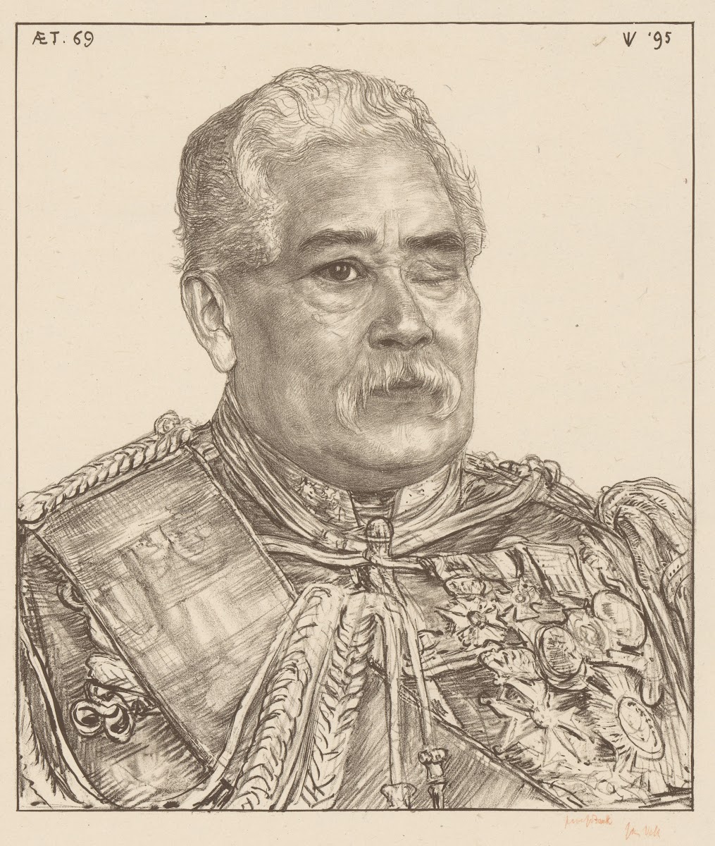 Portret van Karel van der Heijden 1895