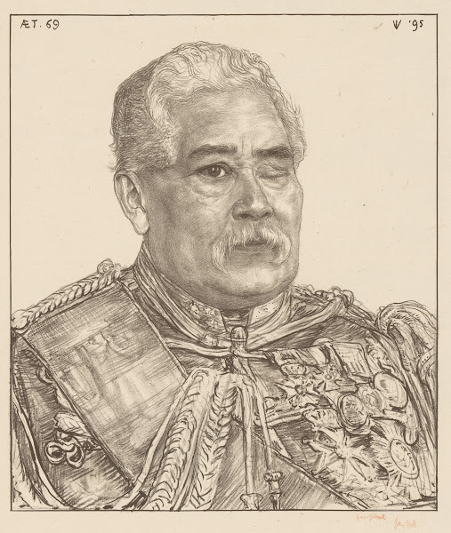 Portret van Karel van der Heijden 1895