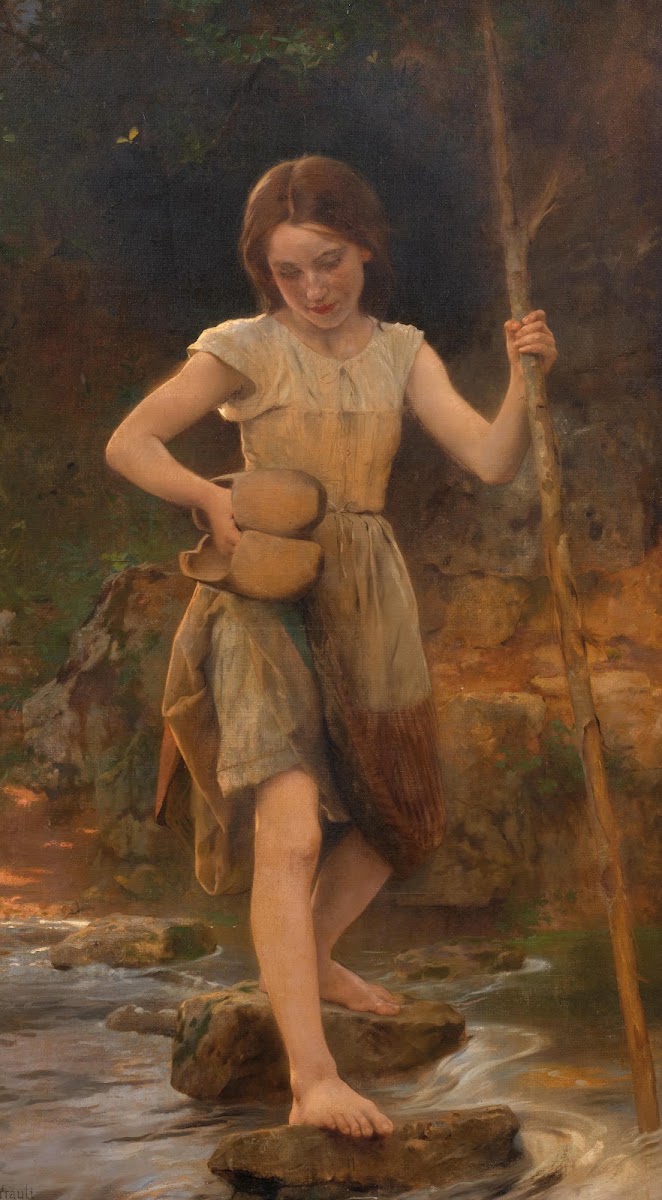 Crossing a creek 1895