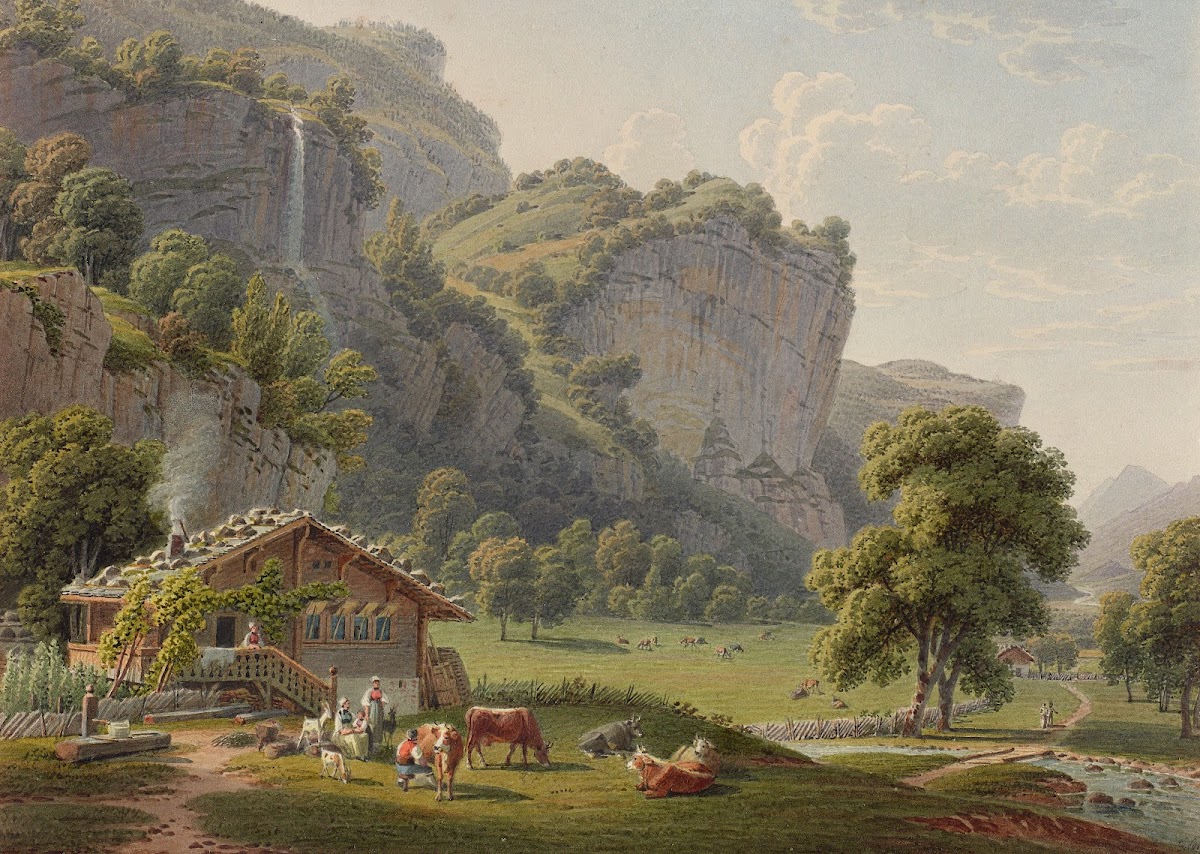 Bauernhaus im Lauterbrunnental 1915 1945