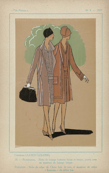 Créations Lucien Lelong  Rossignol 1927