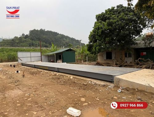 Gia công dầm thép trạm cân 120 tấn tại nhà máy Tân Phát