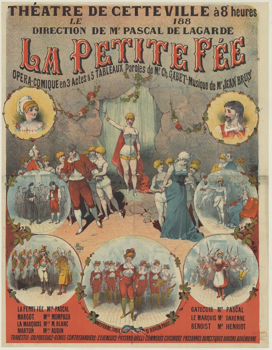 Théatre de cette ville à 8 heures le 188direction de Mr Pascal de Lagarde La Pet