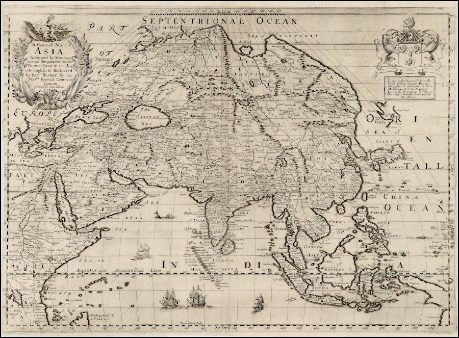 1670_A Generall Map of Asia