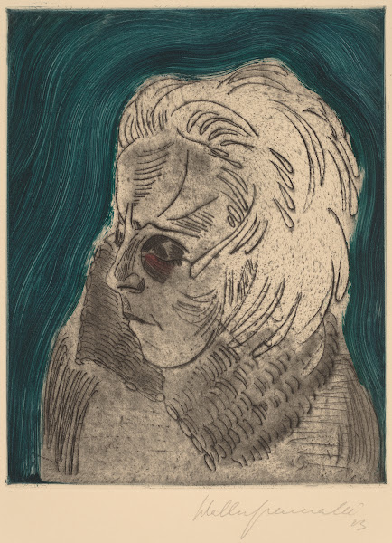 Tired Woman Sonia Gramatté Müder Mädchenkopf Sonia Gramatté 1923