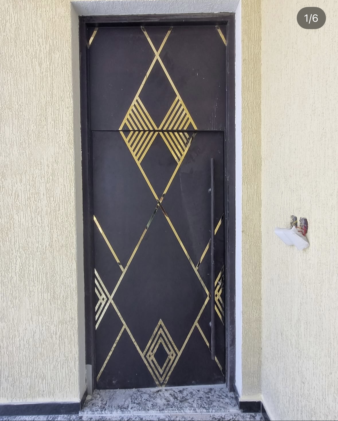 Steel security door fabrication Fujairah UAE — Al Taher