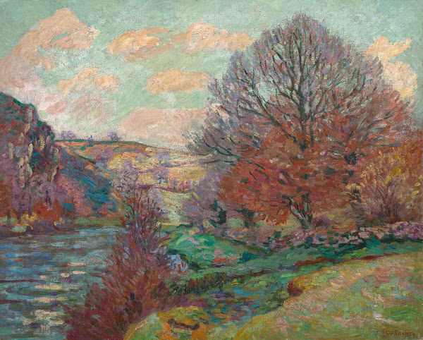 La Roche de lÉcho Crozant 1910
