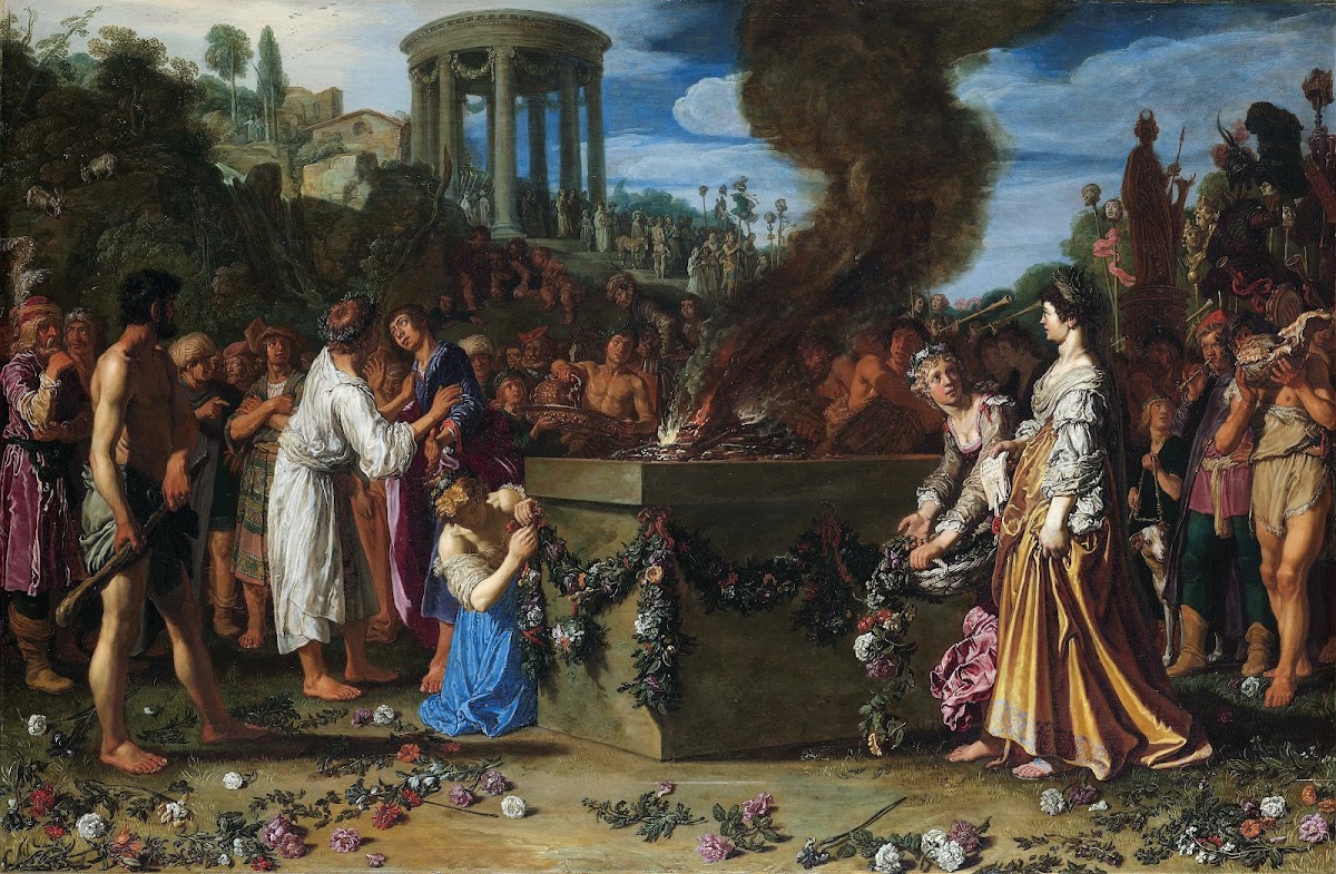 Orestes and Pylades Disputing At The Altar 1614