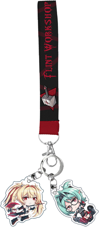 Zenless Zone Zero Flint Workshop Keychain+Charm Set by Karbiter ( Darkstar31 )