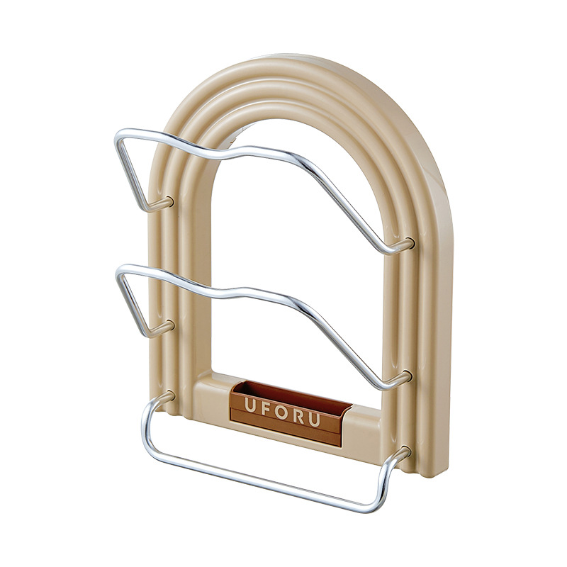 Wall shelf with suction cup, double-layered, free mounting